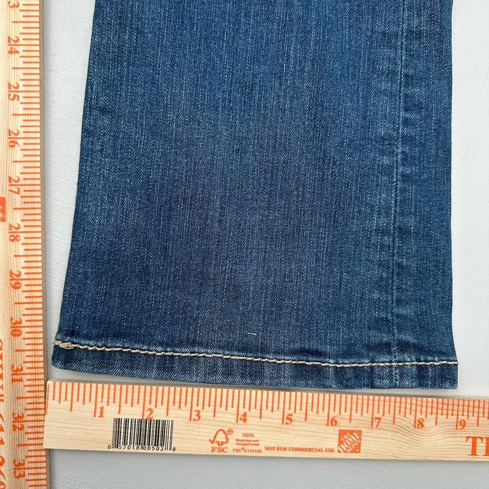 BKE Payton Bootcut  Stretch Jeans Women's 29 R 29x31.5 Blue Dark Wash Mid Rise
